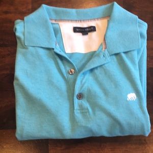 Banana republic baby blue polo